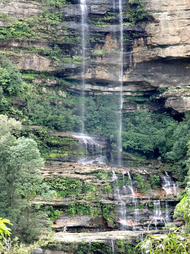 une cascade au Blue Mountains en Australie