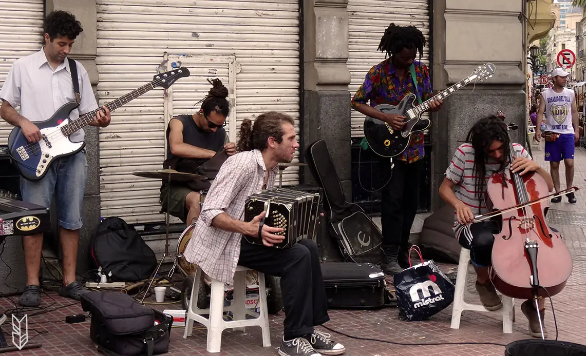 Les spectacles de rue à Buenos Aires en Argentine