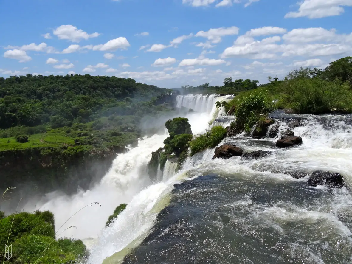 les chutes d' Iguazu