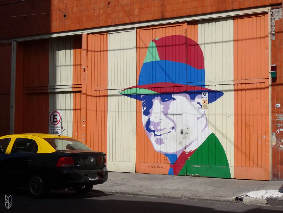 Carlos Gardel Street sur les murs