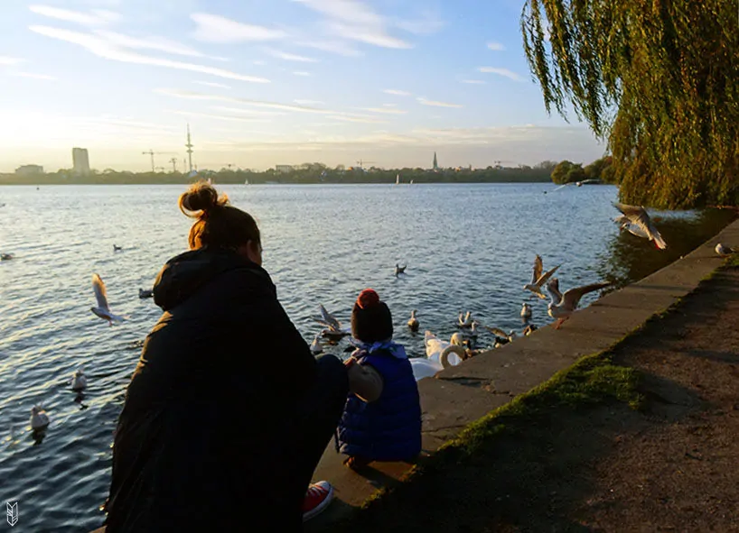 le Lac à Aussenalster