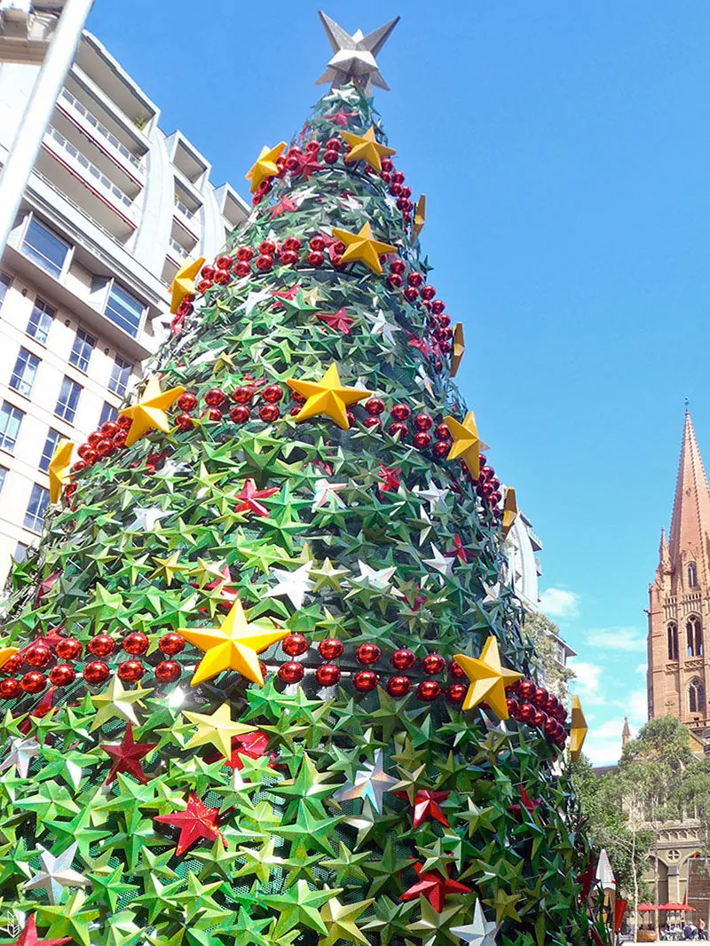 le sapin de Noël à Melbourne