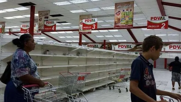 les supermachés sont vides au Venezuela