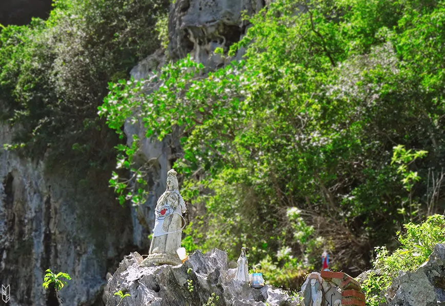 le sanctuaire de la Vierge - Morrocoy au Venezuela