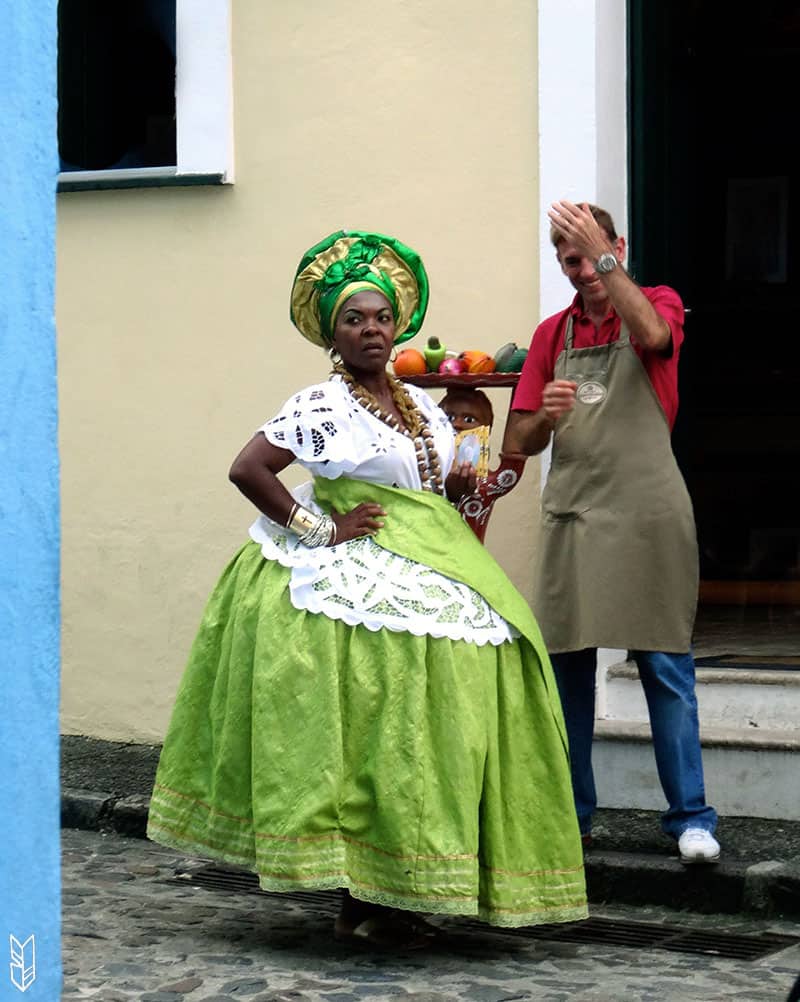 habit traditionnel à Salvador de Bahia - Brésil