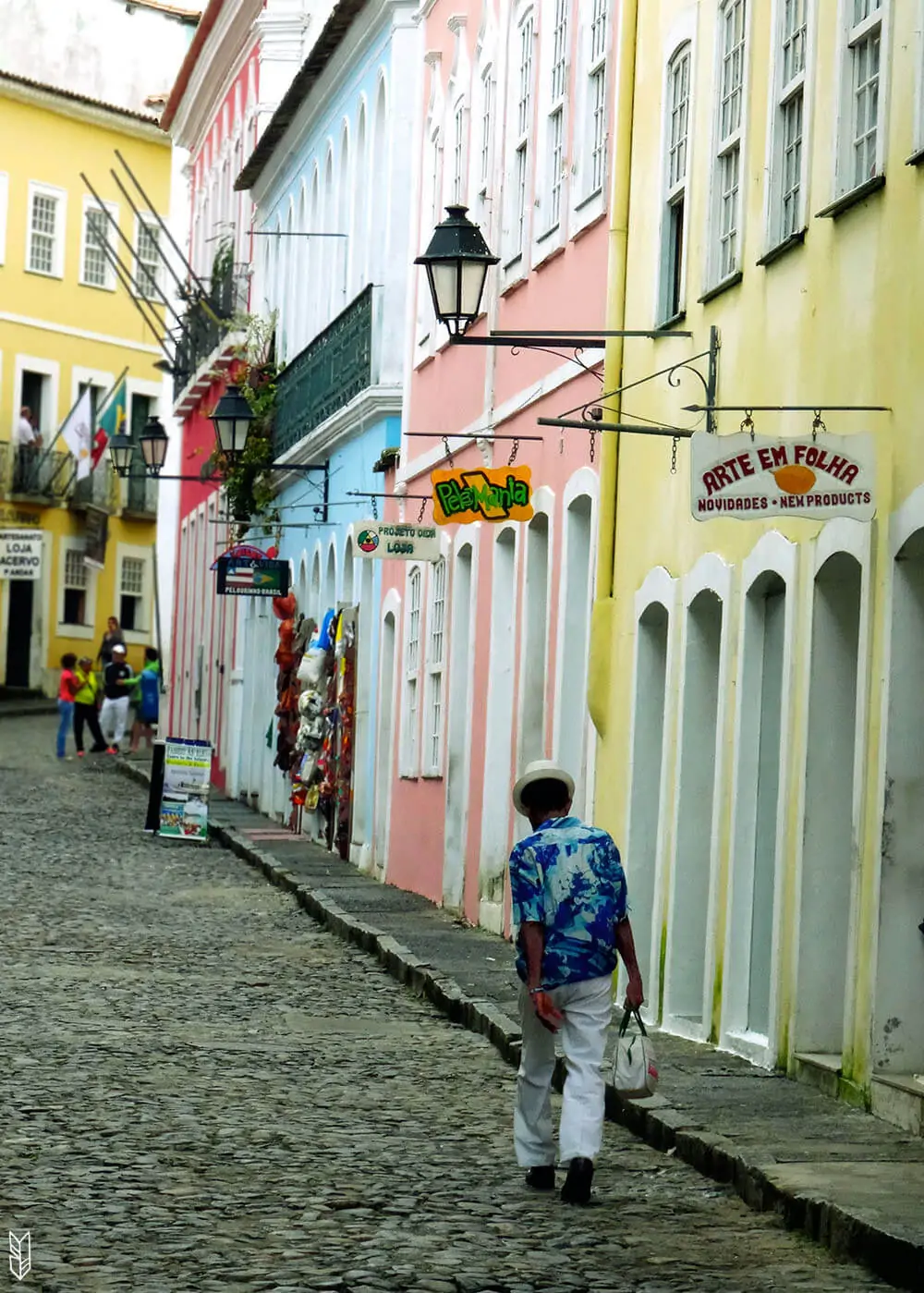 les rues de Salvador de Bahia