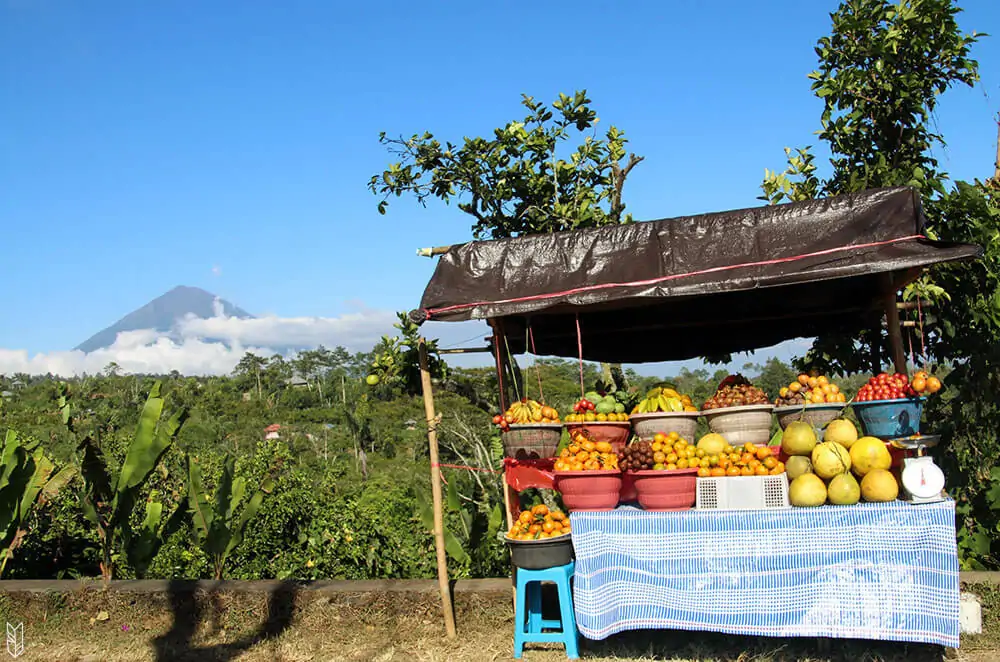 voir un volcan à Bali