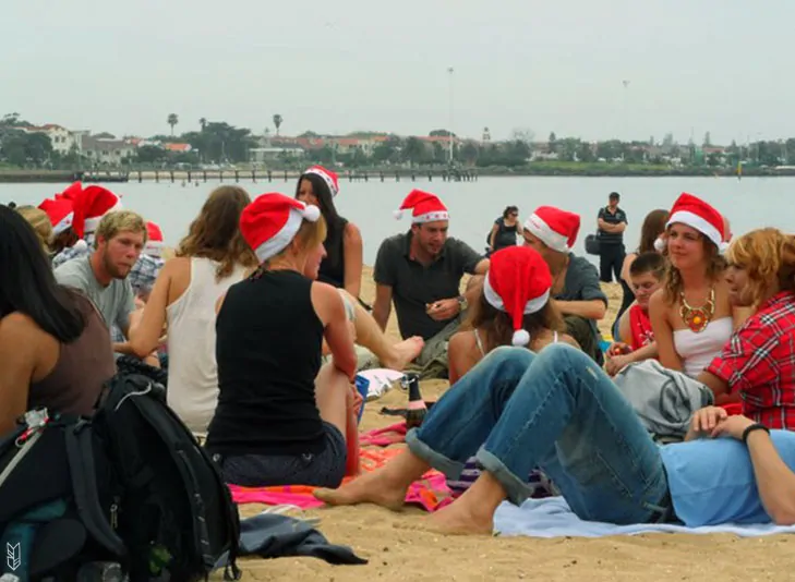 Noël sur la plage en Australie