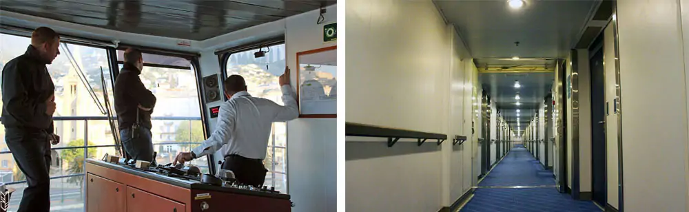à bord du Corsica Ferries