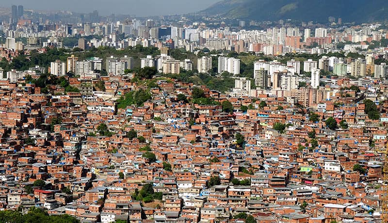 les bidonvilles de Caracas