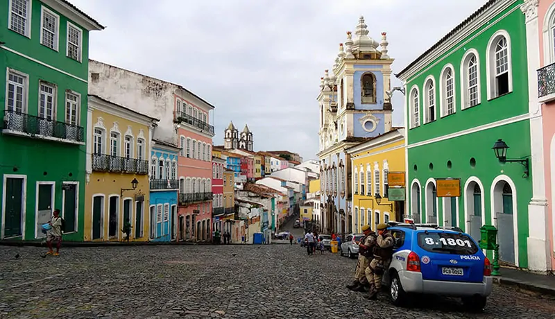 Pelourinho à Salvador de Bahia - Brésil