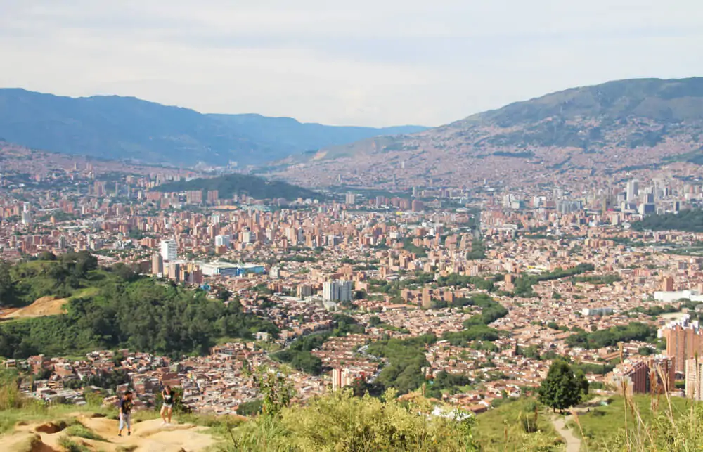 vue depuis le Cerro de las Tres Cruces