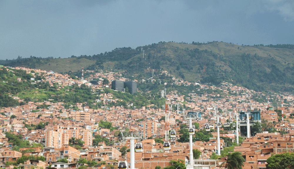le metro cable de Medellín