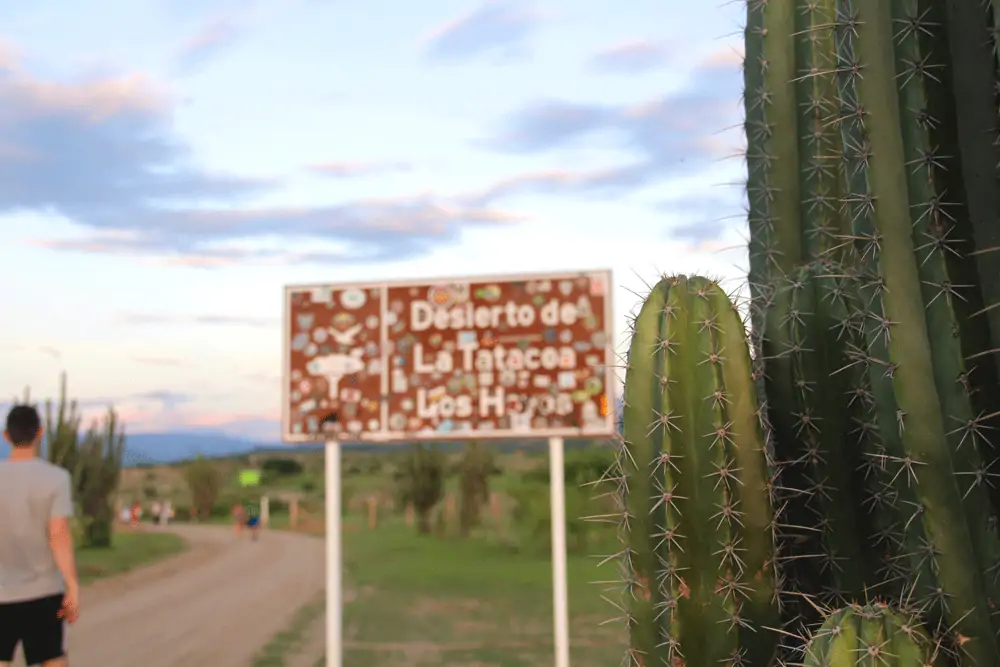 l'entrée du désert de Tatacoa